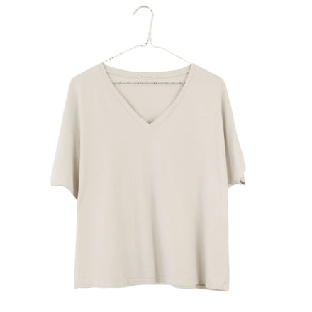 It Is Well L.A. Organic V-Neck Boxy Tee