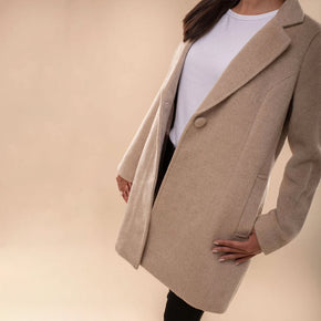 Amelia Llama Wool Coat