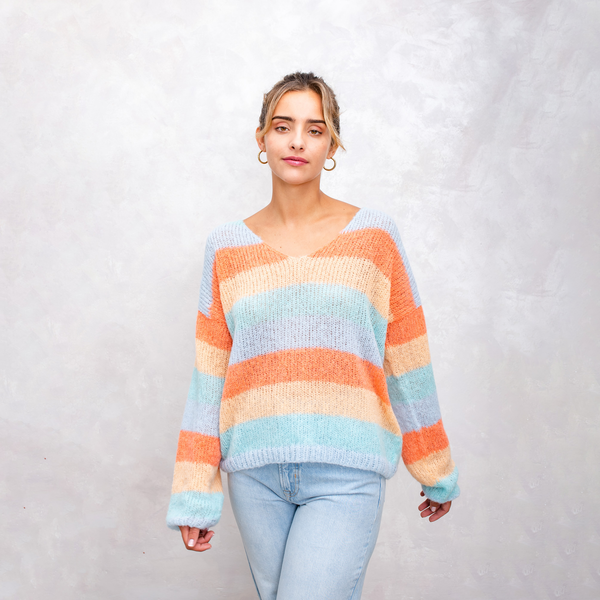 Michele & Hoven Striped Milenia Sweater