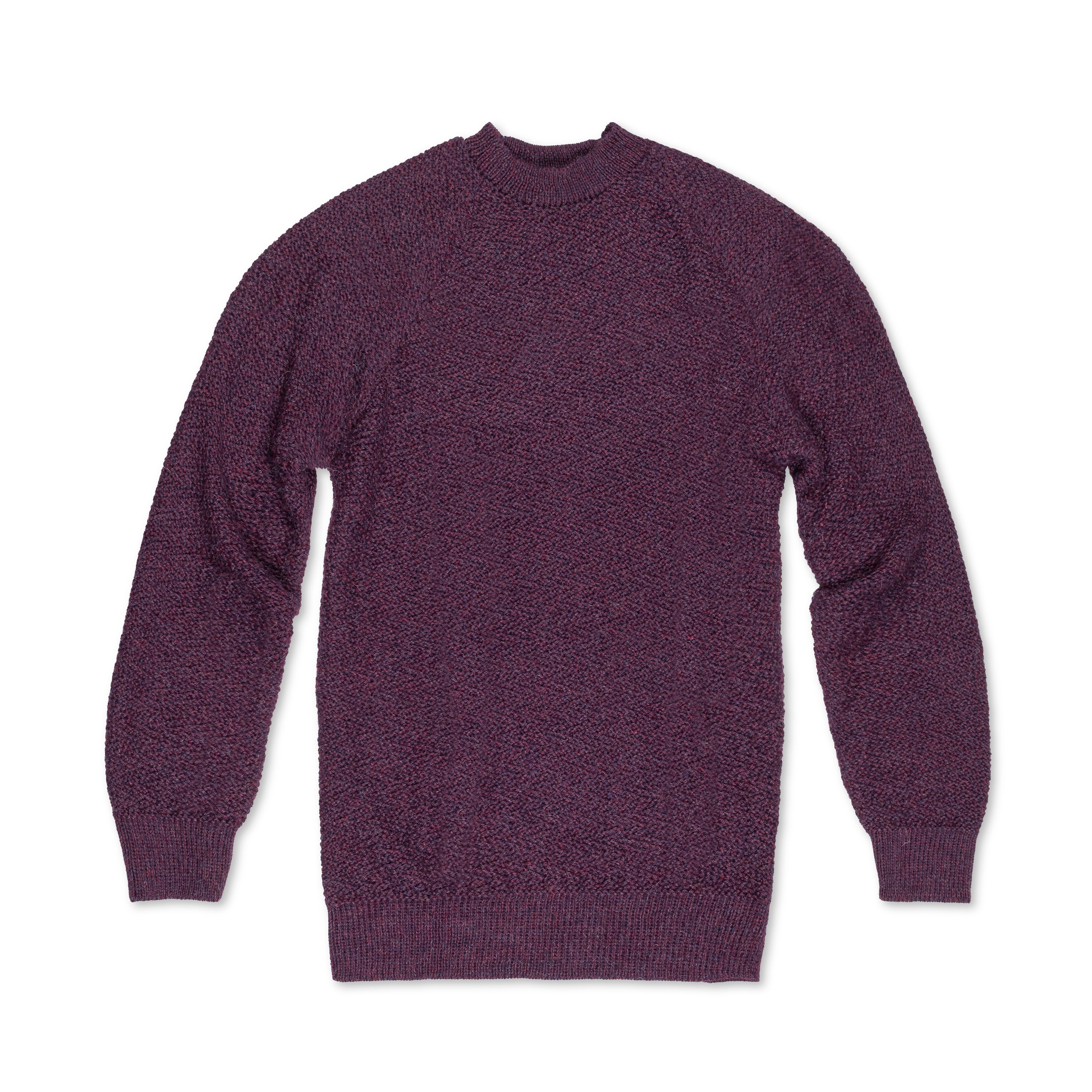 030922●  ATON BABY ALPACA CREWNECK SWEAT ATON BABY ALPACA LINEN CREWNECK SWEATER – NCNR WEB STORE
