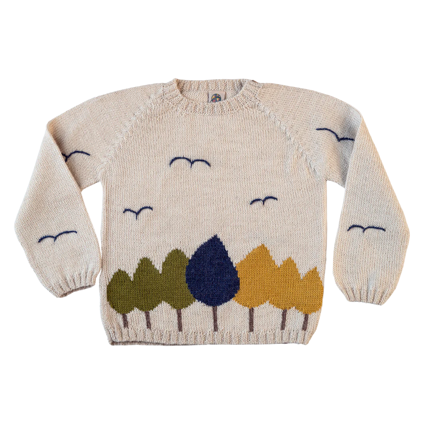 Nanay Forest Flight Baby Alpaca Sweater for Babies and Kids