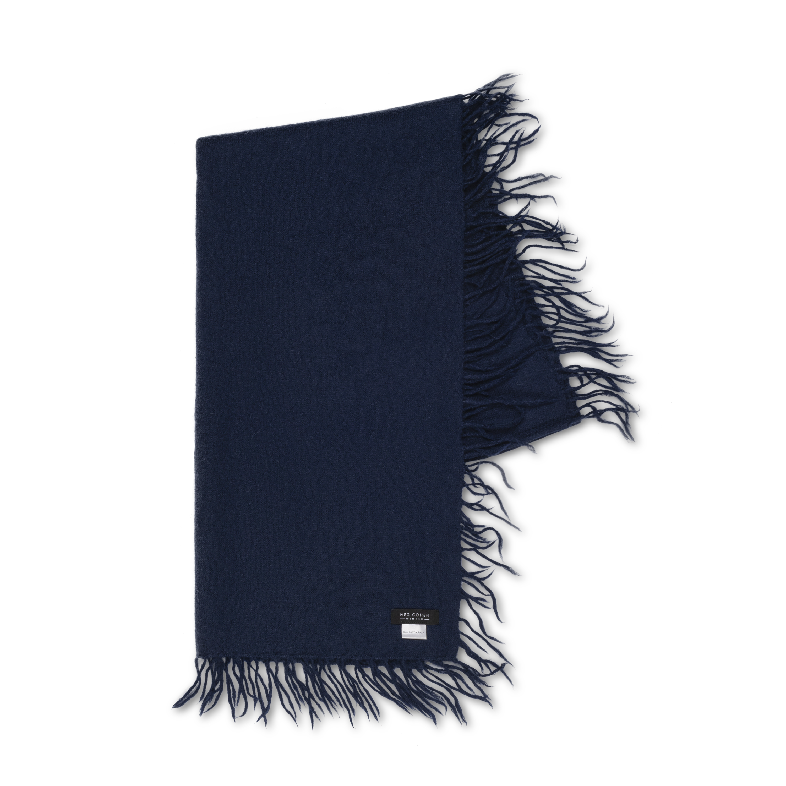 Full Fringe Alpaca and Silk Scarf