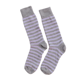 Perilla Striped Everyday Alpaca Socks