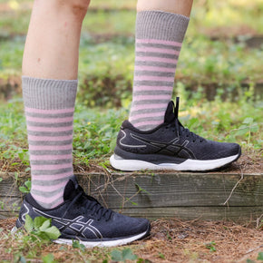 Perilla Striped Everyday Alpaca Socks