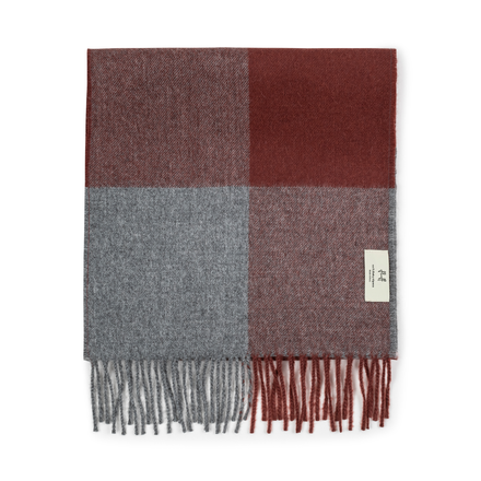 Fluff Alpaca Plaid Baby Alpaca Scarf