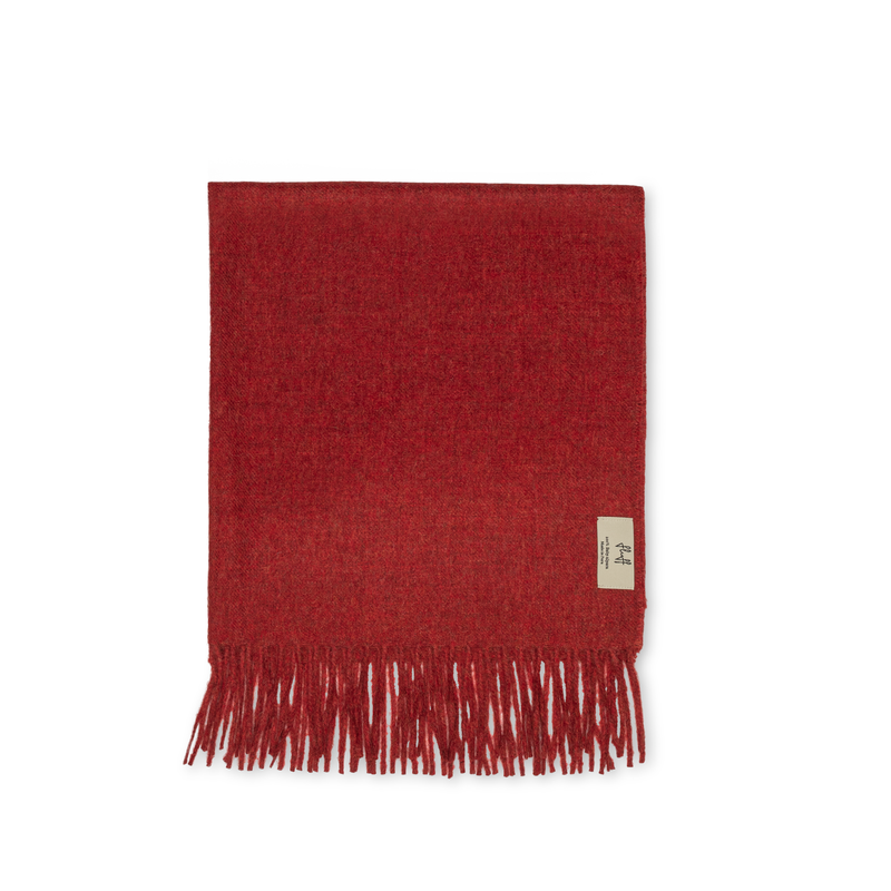 Fluff Solid Color Baby Alpaca Scarf