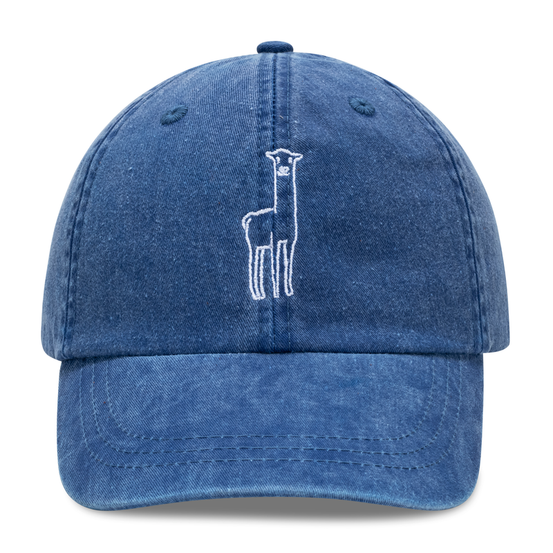 Fluff Alpaca Embroidered Baseball Hats
