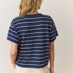 Marine Layer Sadie Vintage Slub Crop Tee