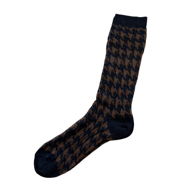 Tey-Art Houndstooth Alpaca Socks