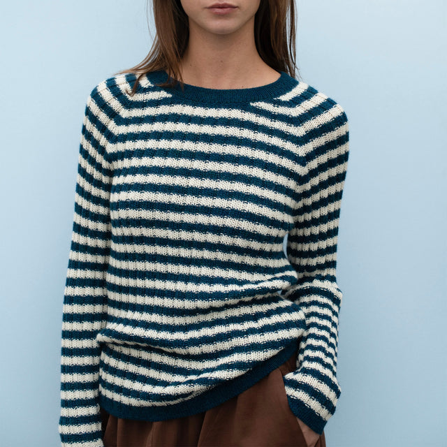 Serendipity Women's Alpaca Stripe Sweater