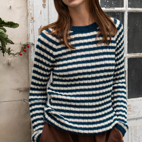 Serendipity Women's Alpaca Stripe Sweater