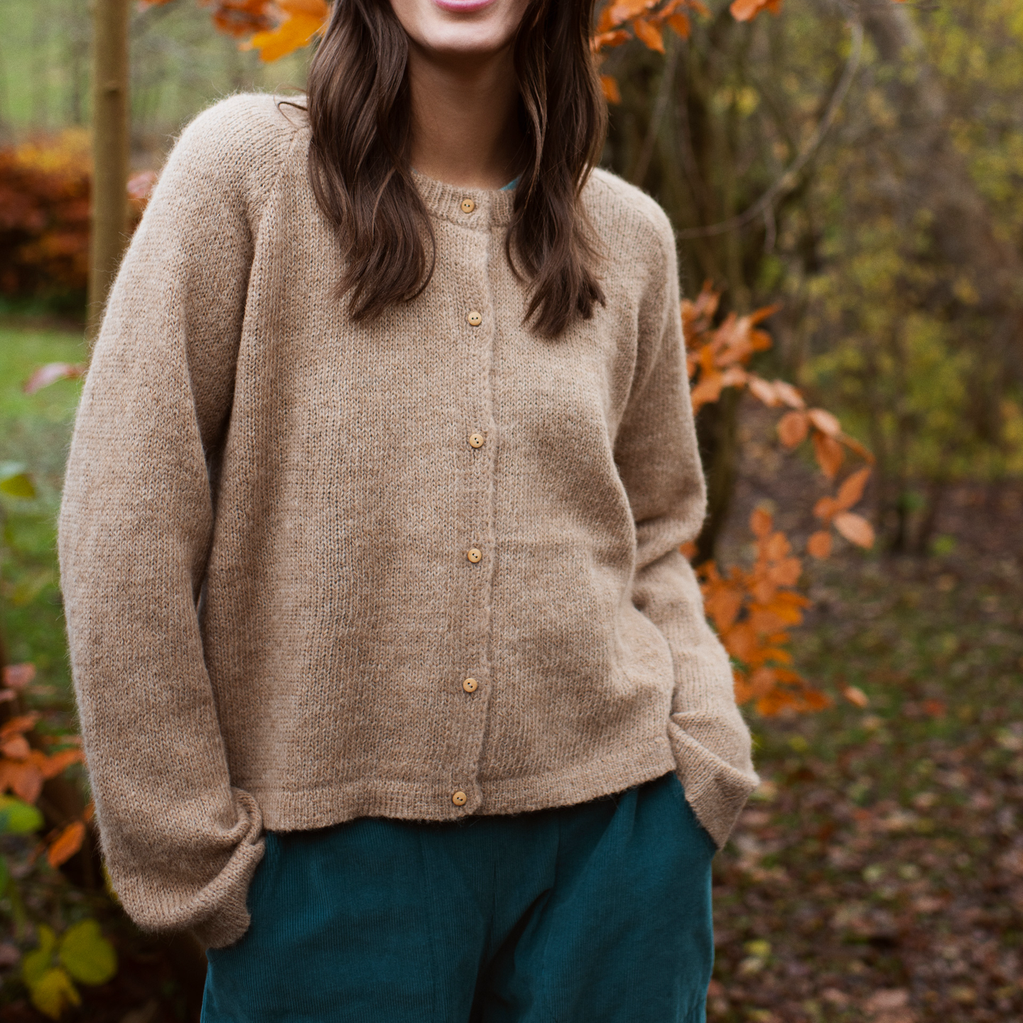 Serendipity Women's Suri Alpaca Cardigan Soft Knit Fluff Alpaca