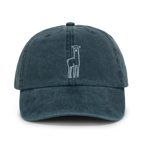 Fluff Alpaca Embroidered Logo Baseball Hats