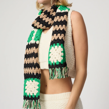 Alpaca Crochet Scarf