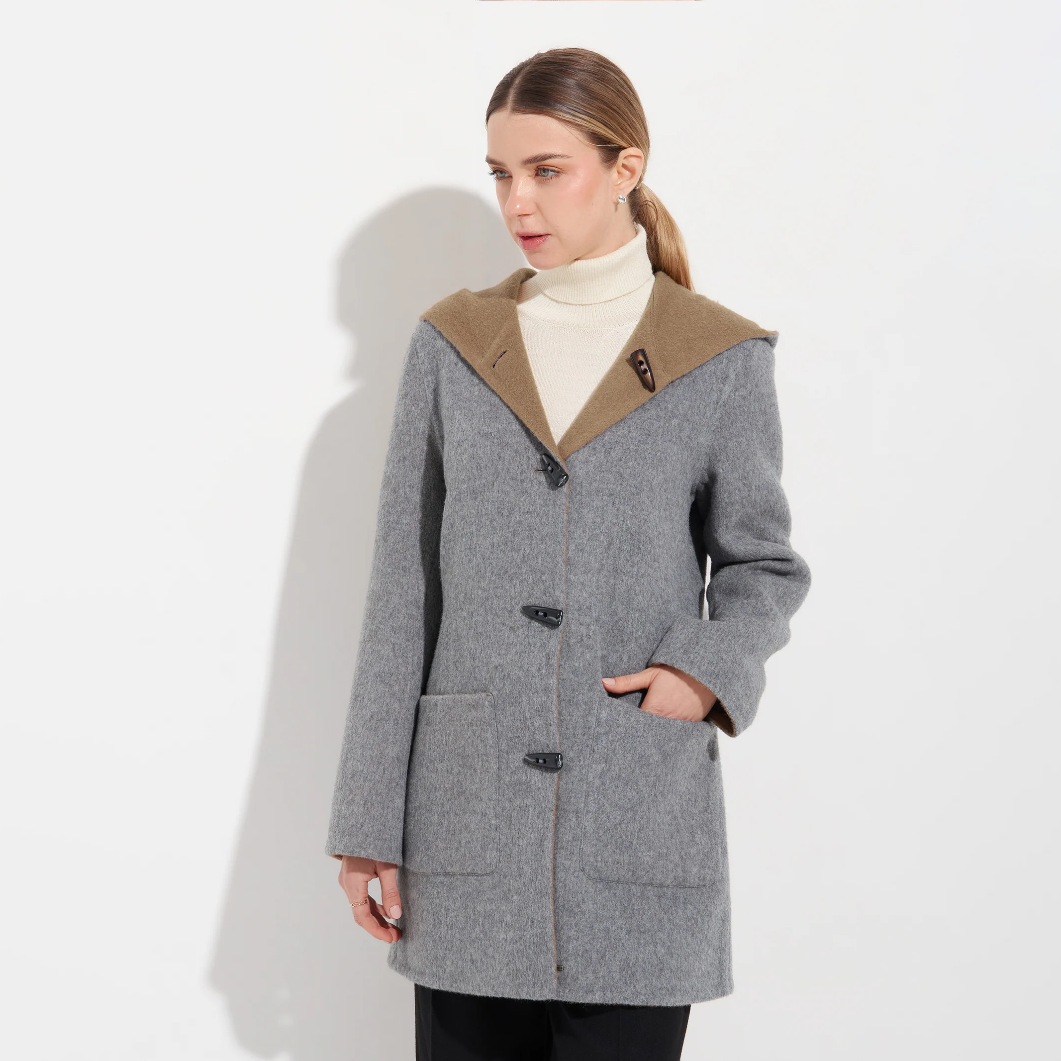 Kuna Alaia Reversible Baby Alpaca Coat