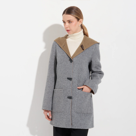 Kuna Alaia Reversible Baby Alpaca Coat