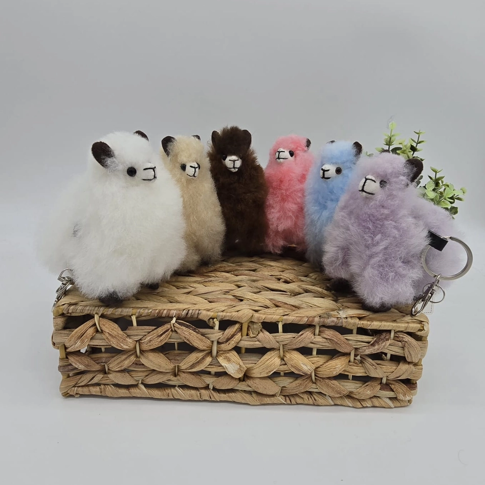 Fur Alpaca Keychain