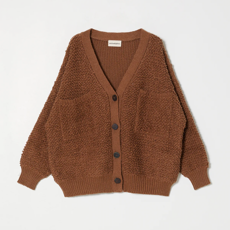 Atelier Delphine Amelia Chunky Loop Cotton Cardigan