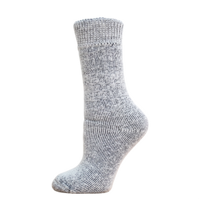 Gray sock on a white background