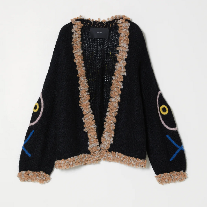 Atelier Delphine Cora Art Canvas Cardigan