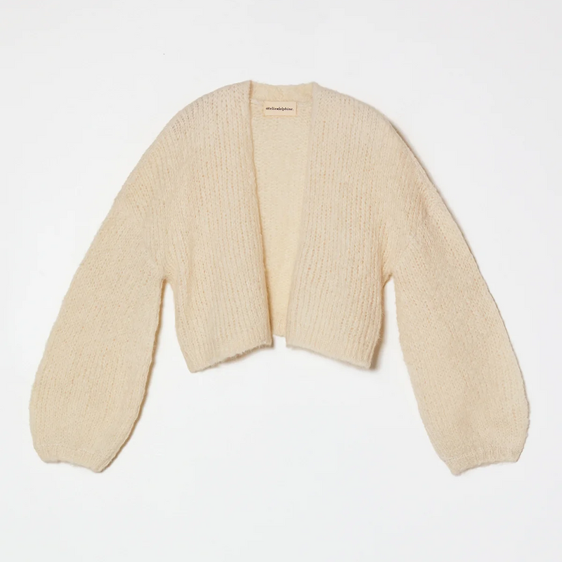 Atelier Delphine Super Crop Cora Alpaca Cardigan | Fluff Alpaca Atelier Delphine Super Crop Cora Alpaca Cardigan | Fluff Alpaca