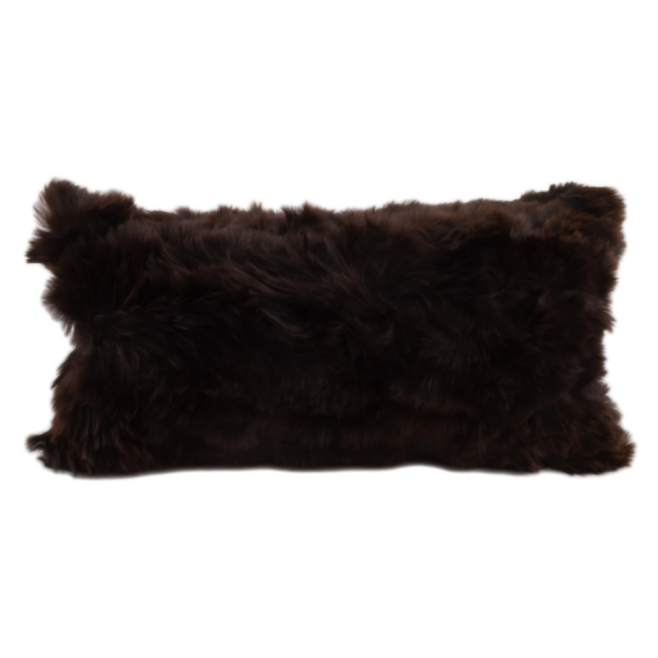Rectangular Suri Alpaca Fur Pillow