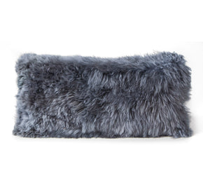 Auskin Rectangular Suri Fur Pillow
