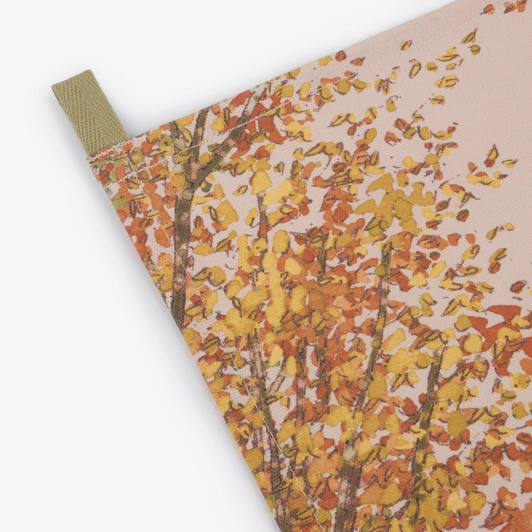 Sophie Allport Autumn Forage Scene Tea Towel