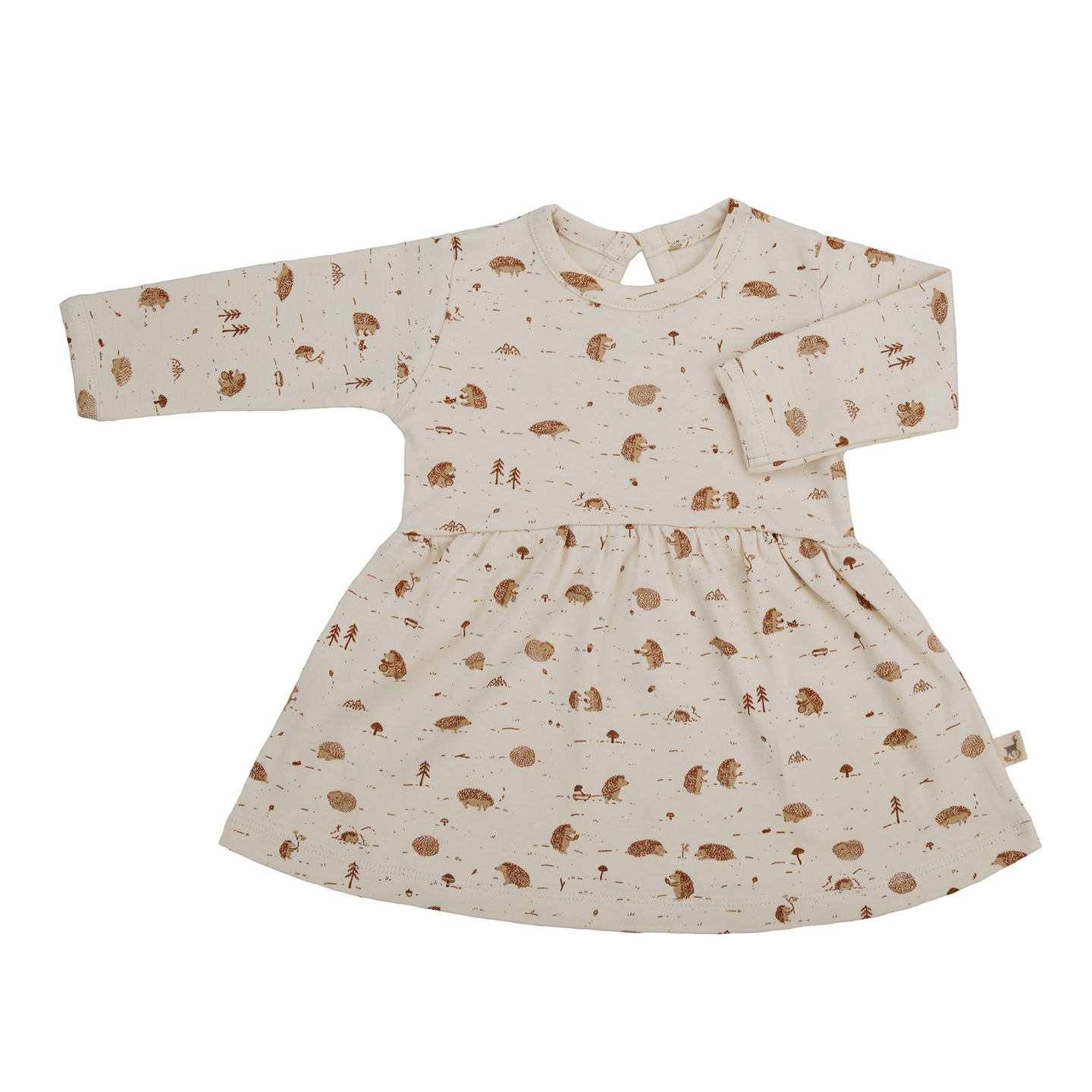 Red Caribou Babies Pima Cotton Dress, Floral Whispers/Silver Peony / 6-12M Red Caribou Babies Pima Cotton Dress, Floral Whispers/Silver Peony / 6-12M