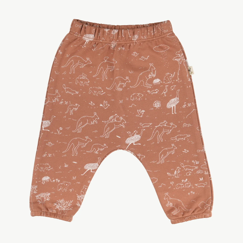 Red Caribou Babies Joggers