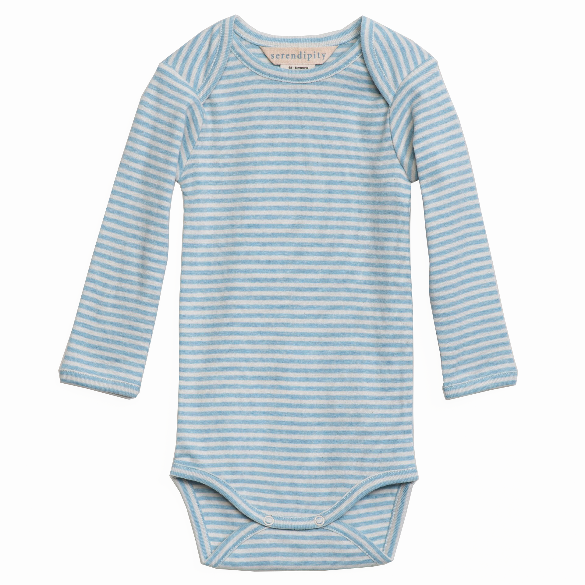 Serendipity Baby Striped Organic Cotton Onesie