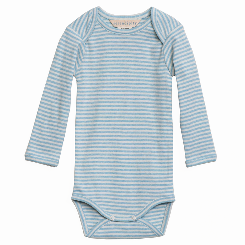 Serendipity Baby Striped Organic Cotton Onesie