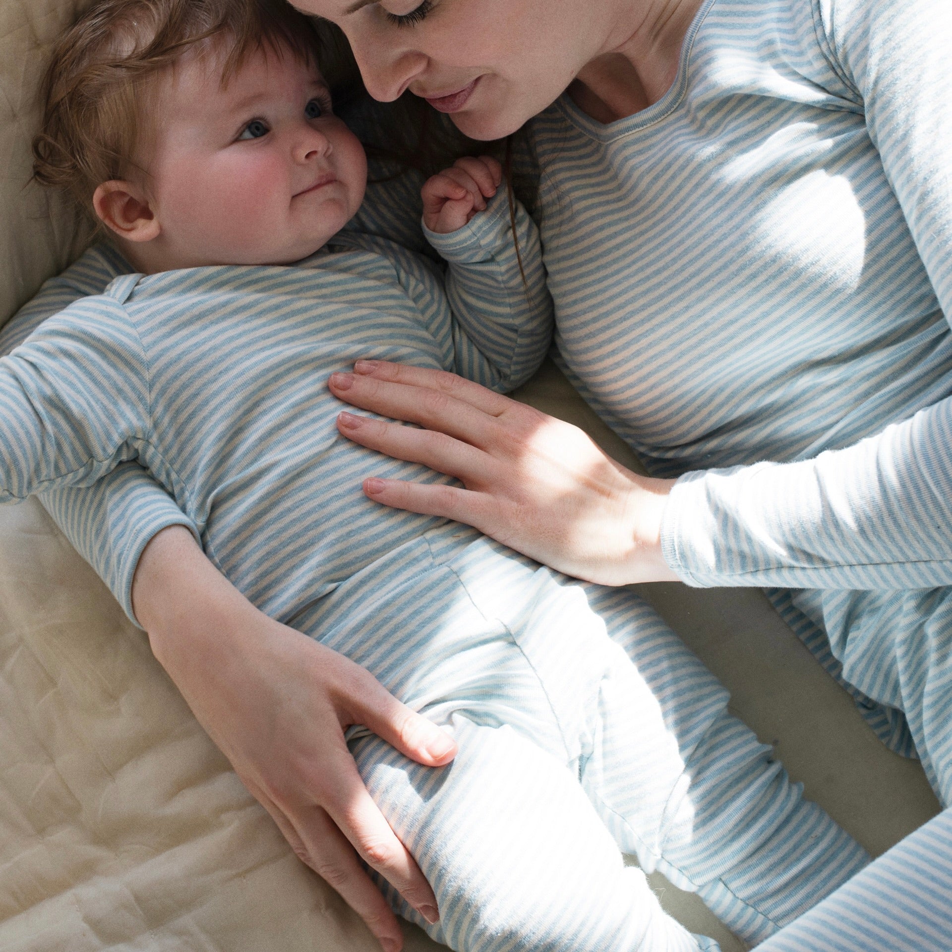 Serendipity Baby Striped Organic Cotton Onesie