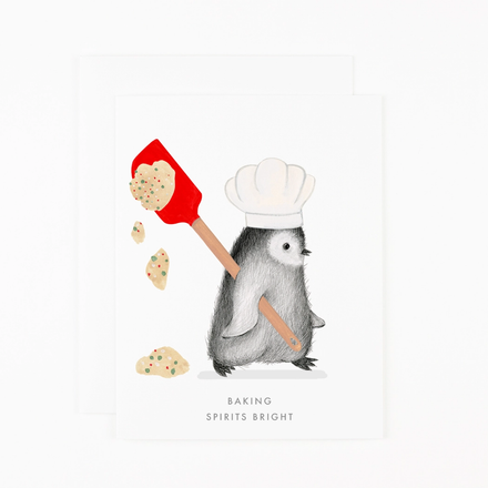 'Baking Spirits Bright' Holiday Card