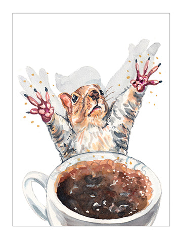 'Black Magic Coffee' Card