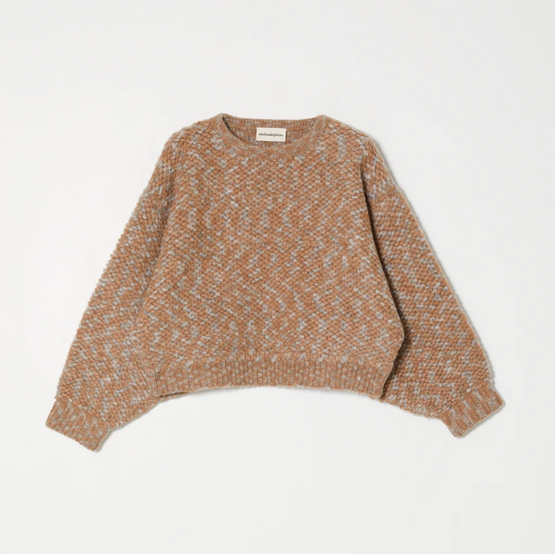 Atelier Delphine French Terry Balloon Sleeve Sweater