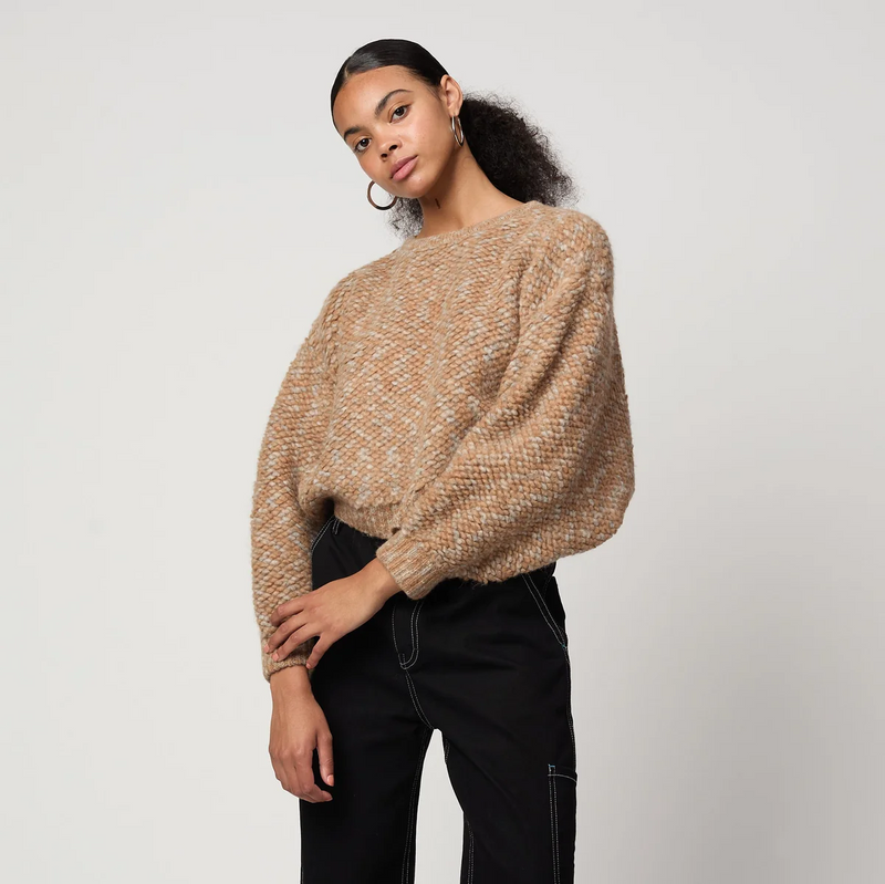 Atelier Delphine French Terry Balloon Sleeve Sweater