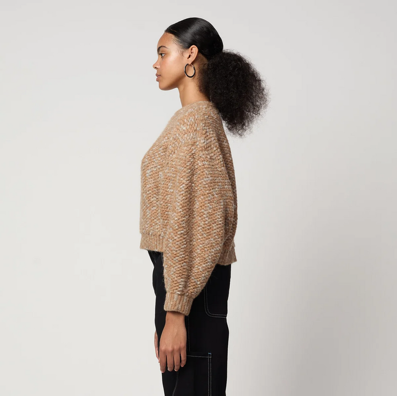 Atelier Delphine French Terry Balloon Sleeve Sweater