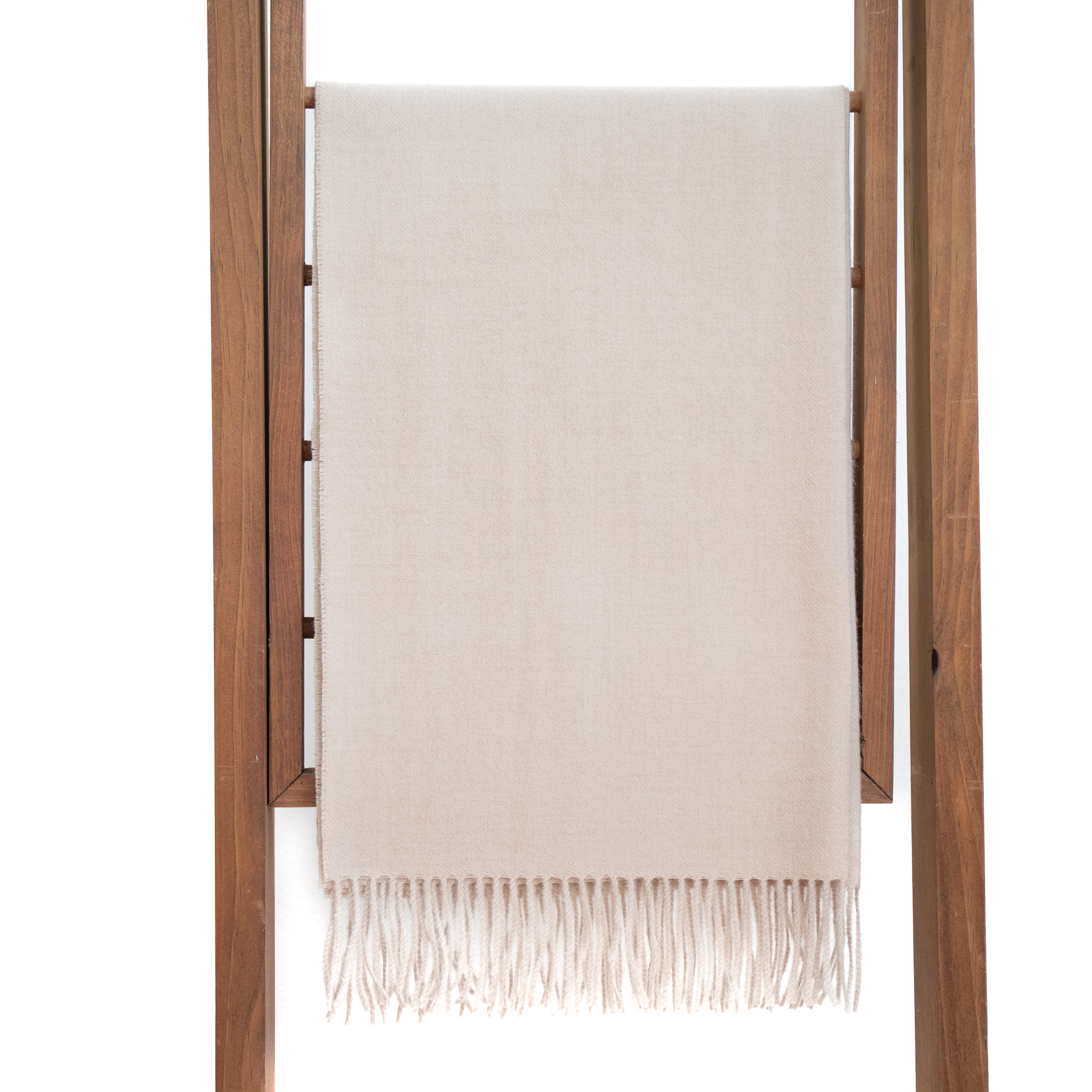 Fluff Solid Color Baby Alpaca Throw Blanket