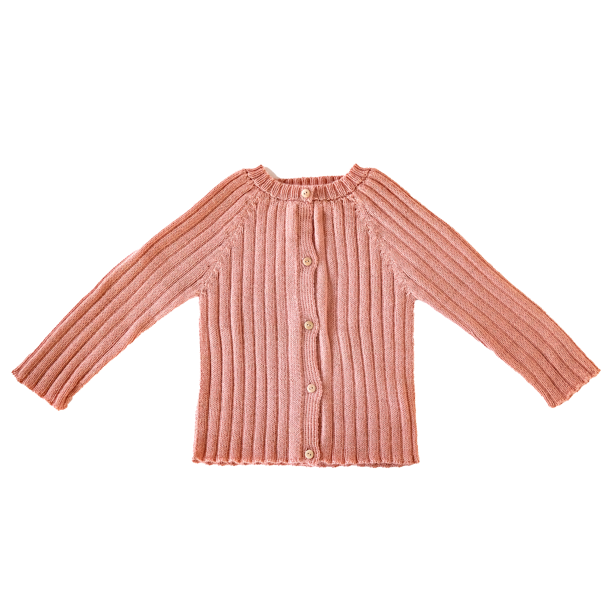 Nanay Cozy Salmon Alpaca Cardigan