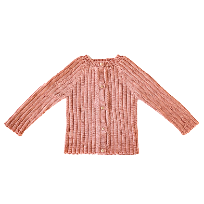 Nanay Cozy Salmon Alpaca Cardigan