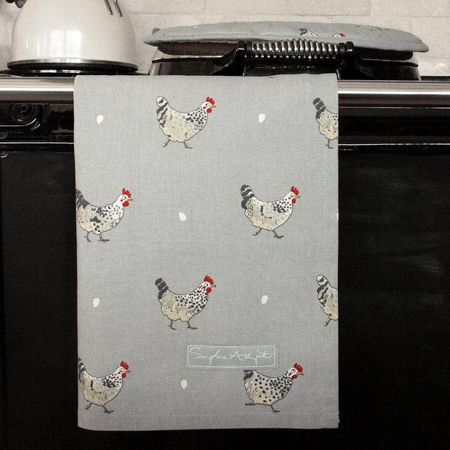 Sophie Allport Chicken & Lay a Little Egg Tea Towels