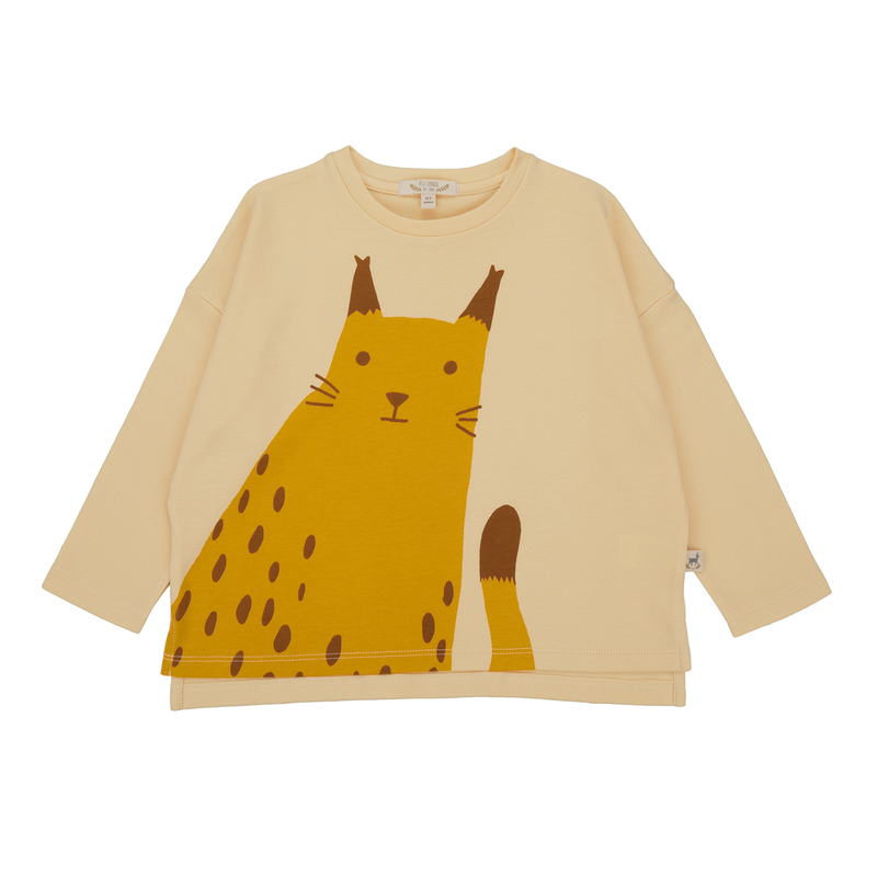 Red Caribou Childrens' Oversized Long-Sleeve T-Shirt