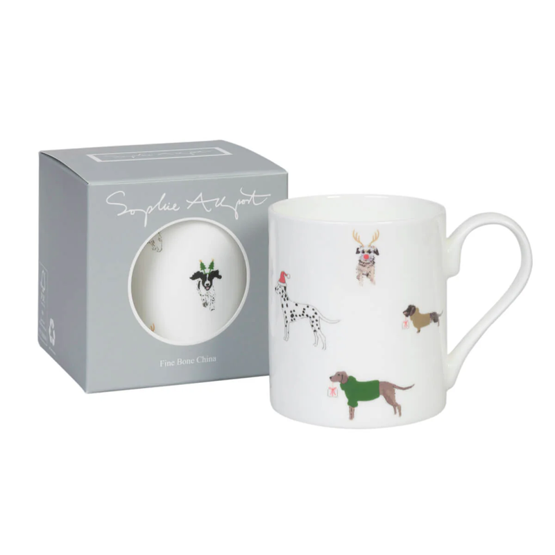 Sophie Allport Christmas Dogs Mug