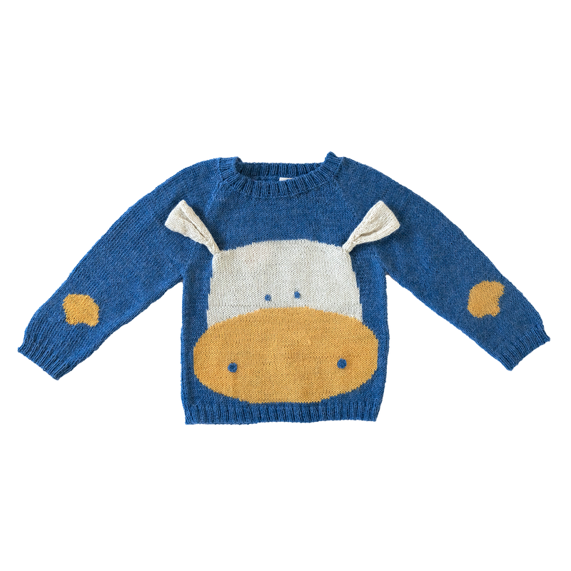 Nanay Cow Baby Alpaca Sweater