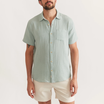 Marine Layer Crinkle Double Cloth Shirt