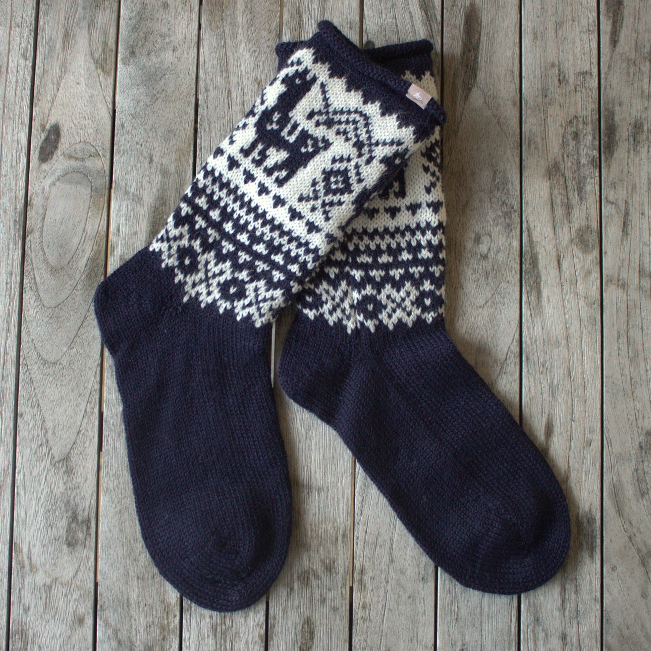 Samantha Holmes Fair Isle Bed Socks