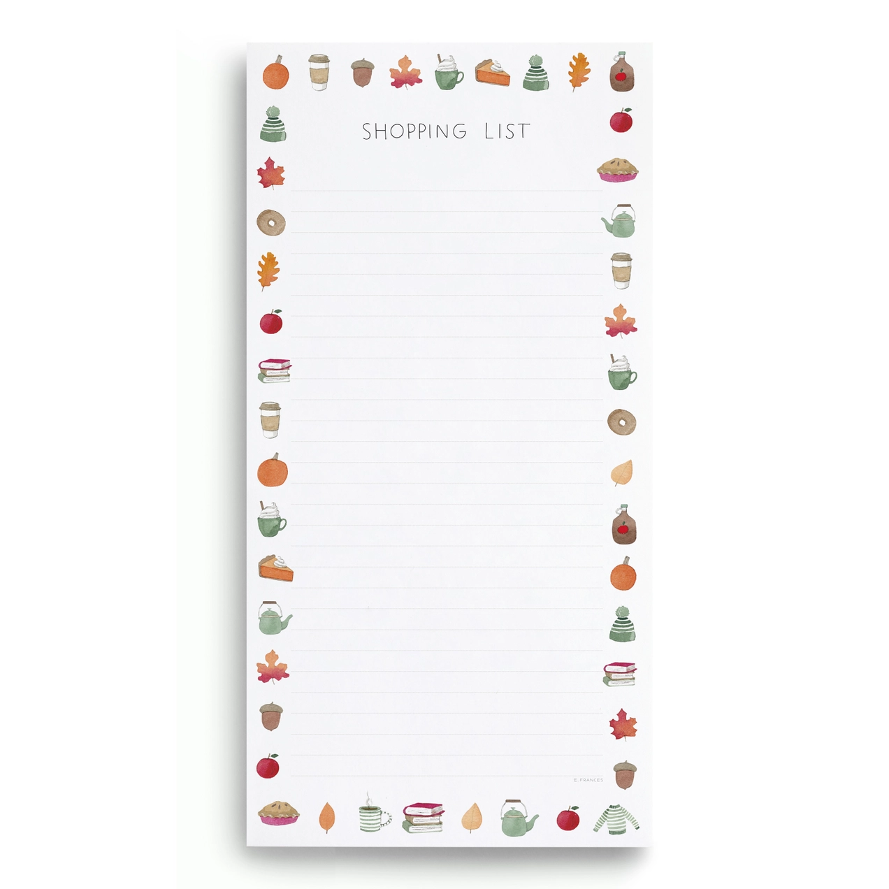 Crisp & Cozy Market Notepad
