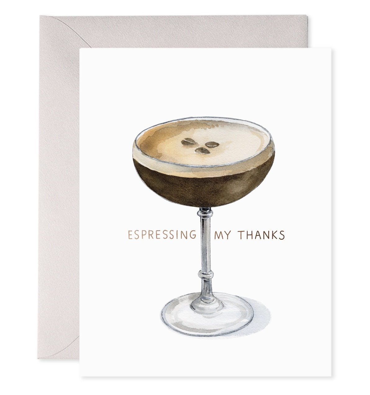 'Espresso Thanks' Card