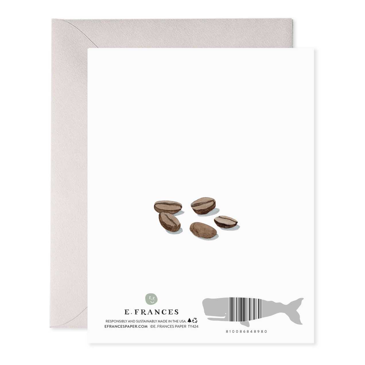 'Espresso Thanks' Card